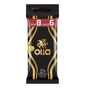 PRESERVATIVO OLLA LUBRIFICADO L8/P6 COM 8 UNIDADES