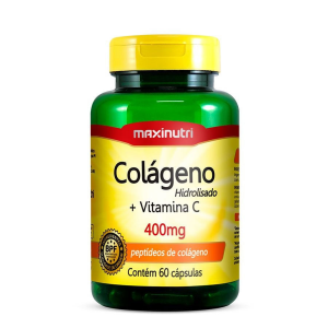 COLÁGENO + VITAMINA C 60 CÁPS - MAXINUTRI