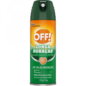 REPELENTE DE INSETOS OFF! AEROSSOL LONGA DURAÇÃO 177ML