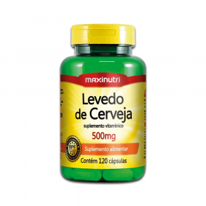 LEVEDO DE CERVEJA 450MG COM 120 CÁPSULAS MAXINUTRI