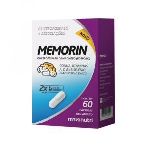 MEMORIN USO ADULTO COM 60 CÁPSULAS MAXINUTRI