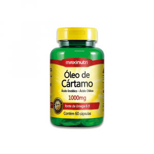 ÓLEO DE CÁRTAMO 1000MG COM 60 CÁPSULAS MAXINUTRI