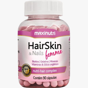 HAIRSKIN & NAILS FEMME COM 90 CÁPSULAS MAXINUTRI