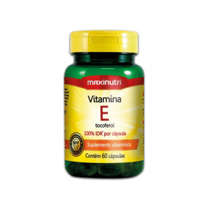 VITAMINA E 100% IDR COM 60 CÁPSULAS MAXINUTRI