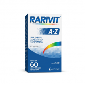 RARIVIT ZINCO 60 CP SUPLEMENTO VITAMINICO GLOBO