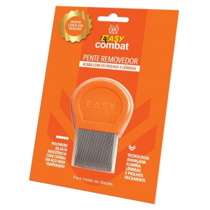 EASY COMBAT PENTE DE AÇO REMOVEDOR DE LENDEAS E PIOLHO
