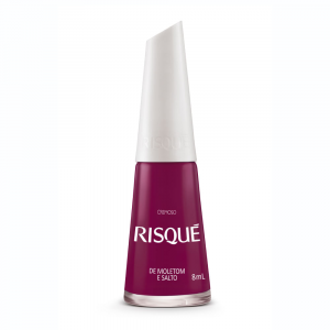 ESMALTE RISQUÉ VINHO CREMOSO DE MOLETOM E SALTO 8ML