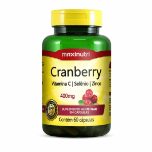 CRANBERRY VITAMINA C SELENIO ZINCO 400MG 60 CAPSULAS