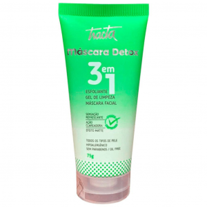 MÁSCARA FACIAL TRACTA DETOX 3 EM 1 - 75G