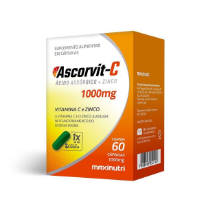 ASCORVIT-C 1000MG COM 60 CÁPSULAS