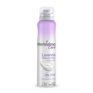 DESODORANTE AEROSSOL ANTITRANSPIRANTE HERBISSIMO CARE LAVANDA 150ML