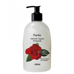KANITZ  SABONETE LÍQUIDO ROSA BRANCA 400ML