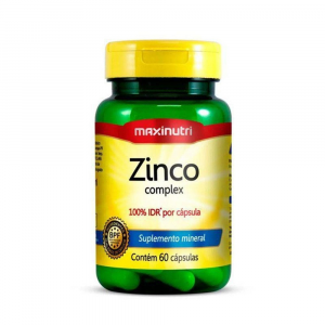 SUPLEMENTO ALIMENTAR ZINCO MAXINUTRI 28MG COM 60 CÁPSULAS MAXINUTRI 