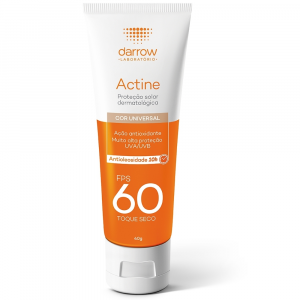PROTETOR SOLAR FACIAL ACTINE COR UNIVERSAL FPS 60 COM 40G