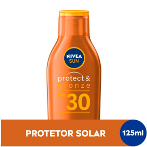PROTETOR SOLAR NIVEA SUN PROTECT & BRONZE FPS30 COM 125ML