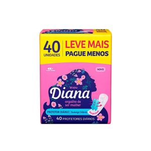 PROTETOR DIÁRIO DIANA COM 40 UNIDADES