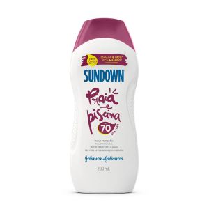 PROTETOR SOLAR CORPORAL SUNDOWN PRAIA E PISCINA FPS 70 COM 200ML