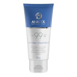 PROTETOR SOLAR FACIAL ANASOL OIL FREE TOQUE SECO FPS 99 COM 60G