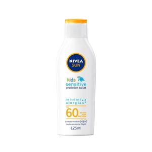 PROTETOR SOLAR INFANTIL NIVEA SUN KIDS SENSITIVE FPS 60 COM 125ML