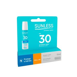 PROTETOR SOLAR LABIAL SUNLESS FPS30 COM 15ML