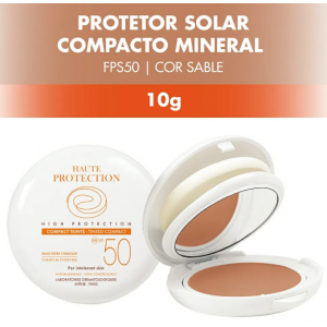 PROTETOR SOLAR PÓ COMPACTO AVÈNE FPS50 SABLE 10G