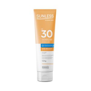 PROTETOR SOLAR SUNLESS COM REPELENTE FPS30