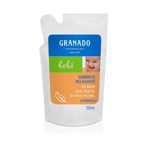 REFIL SABONETE LÍQUIDO GRANADO BEBÊ CAMOMILA COM 250ML