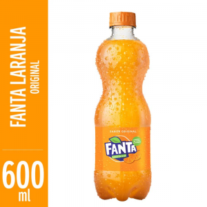 REFRIGERANTE FANTA SABOR LARANJA COM 600ML