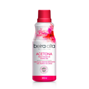 ACETONA REMOVEDOR DE ESMALTE BEIRA ALTA COM 90ML