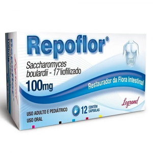 REPOFLOR 100MG COM 12 CÁPSULAS