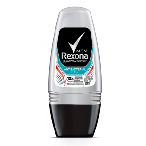 REXONA MEN ANTIBACTERIAL FRESH DESODORANTE MASCULINO ROLL-ON COM 50ML