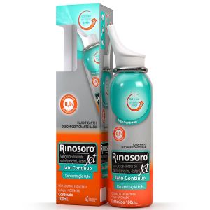 RINOSORO JET 9,0MG/ML DESCONGESTIONANTE SOLUÇÃO NASAL 100ML