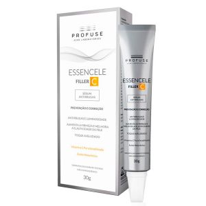 SÉRUM HIDRATANTE FACIAL ANTIRRUGAS PROFUSE ESSENCELE FILLER C COM 30G