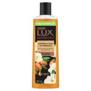 SABONETE LÍQUIDO LUX BOTANICALS GARDÊNIA E ÓLEO DE AMÊNDOAS 12H GLICERINADO COM 250ML