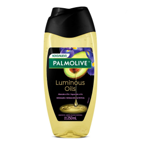 SABONETE LÍQUIDO PALMOLIVE LUMINOUS OIL ABACATE E ÍRIS COM 250ML