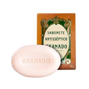 SABONETE EM BARRA ANTISSÉPTICO GRANADO COM 90 GRAMAS
