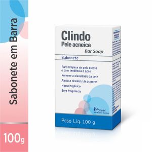 SABONETE EM BARRA CLINDO PARA PELE ACNEICA COM 100G