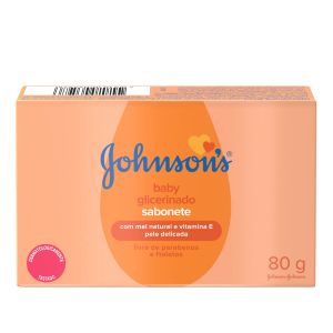 SABONETE EM BARRA JOHNSON'S BABY GLICERINADO COM 80G