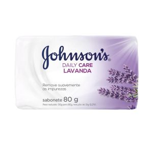 SABONETE EM BARRA JOHNSON'S LAVANDA 80G