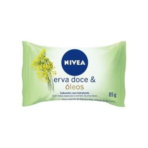 SABONETE EM BARRA NIVEA ERVA DOCE & ÓLEOS COM  85G