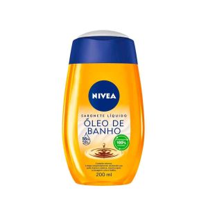 SABONETE LÍQUIDO CORPORAL NIVEA ÓLEO DE BANHO 200ML