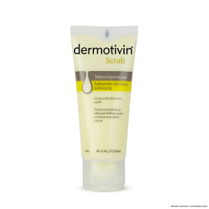 SABONETE LÍQUIDO CREMOSO ESFOLIANTE DERMOTIVIN SCRUB COM 60G