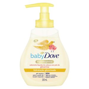 SABONETE LÍQUIDO DOVE BABY HIDRATAÇÃO GLICERINADA COM 200ML