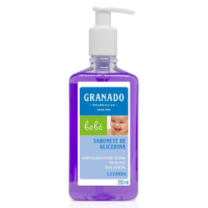 SABONETE LÍQUIDO GRANADO BEBÊ GLICERINA LAVANDA 250ML