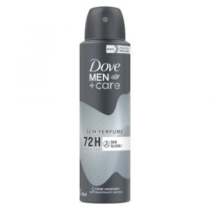 DESODORANTE DOVE MEN+CARE SEM PERFUME AEROSSOL ANTITRANSPIRANTE COM 150ML