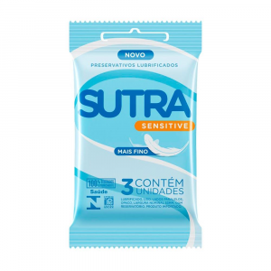 PRESERVATIVO SUTRA SENSITIVE 3 UNIDADES
