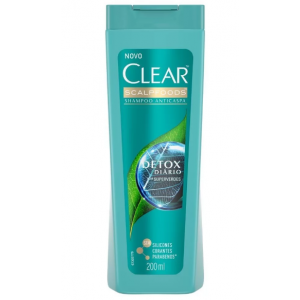 SHAMPOO ANTICASPA CLEAR DETOX DIÁRIO 200ML