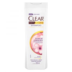 SHAMPOO ANTICASPA CLEAR WOMEN FLOR DE CEREJEIRA COM 200ML