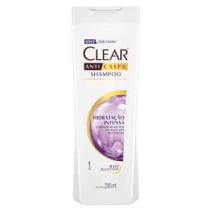 SHAMPOO ANTICASPA CLEAR WOMEN HIDRATAÇÃO INTENSA COM 200ML