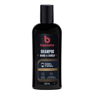 SHAMPOO BOZZANO BARBA, CABELO E BIGODE COM 200ML